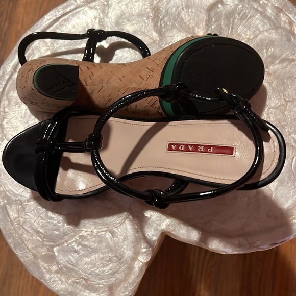 Prada platform cork sandals - Picture 8 of 11